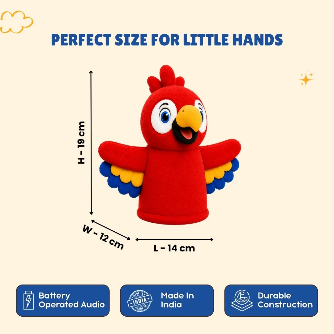 Size chart, 19 cm tall